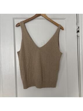 Rails Women's Tan and Brown Vests-tanks-cami